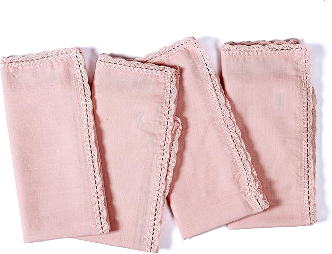 Servilletas de Tela Ramanta Home Cuadradas Rosa 18x18 in miniatura 5