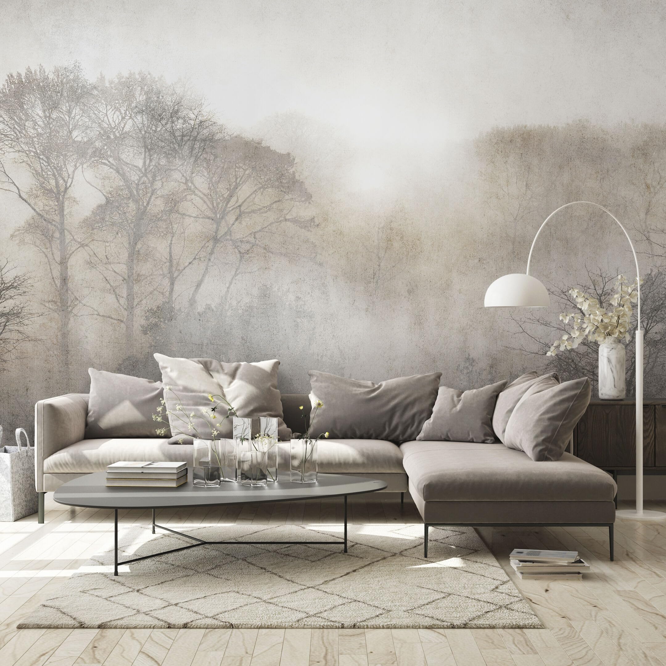 Vlies Fototapete für Wohnzimmer 400x280 cm - Natur | Moderne Vliestapeten für Schlafzimmer Flur, Küche und Büro