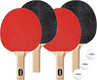 STIGA Classic 2 Player and 4 Player Ping Pong Set - Table Tennis Rackets