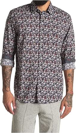 Shirts On Sale Robert Graham Designs Men's Setana L/S Woven Shirt