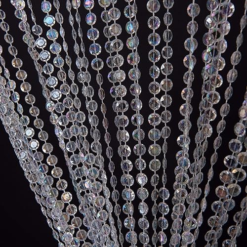 Miniatura 6 de FlavorThings - Cortina de cuentas de cristal en corte de diamante