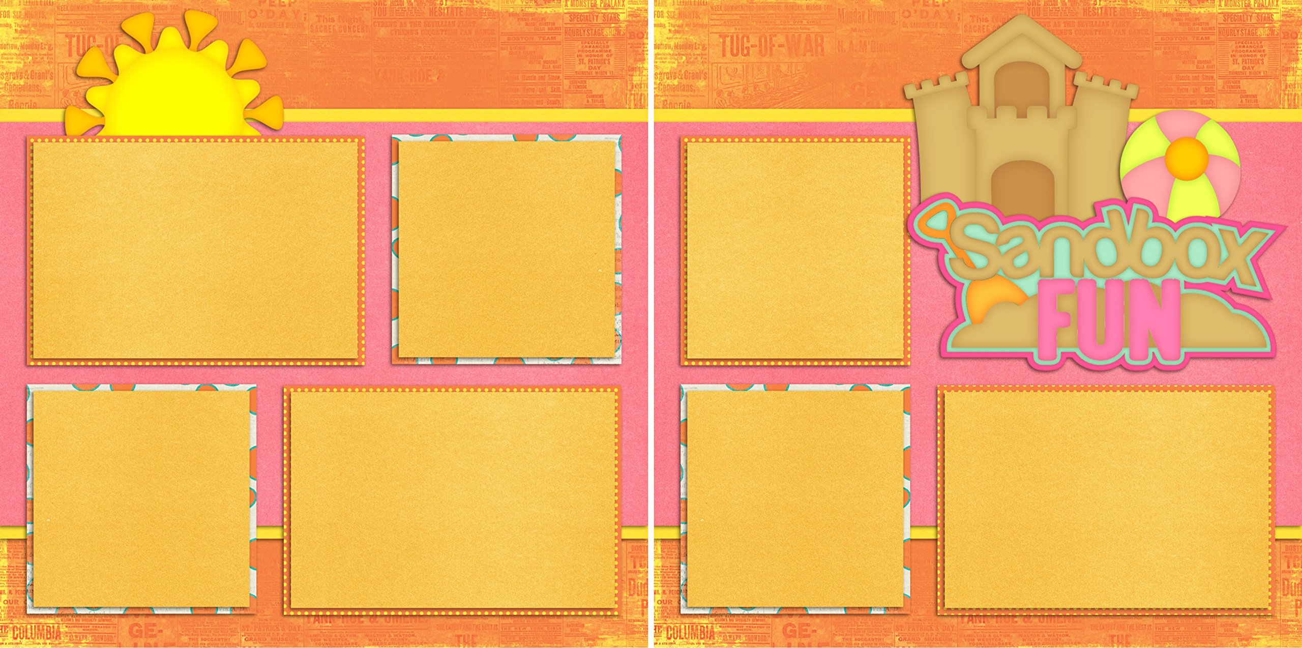 Bambina Set - 5 layout a doppia pagina