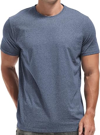 VEIISAR Crew Neck Tees Premium Mens T-Shirts - Soft and Fit Mens T-Shirt - Casual Stylish Tee for Men S - 4XL