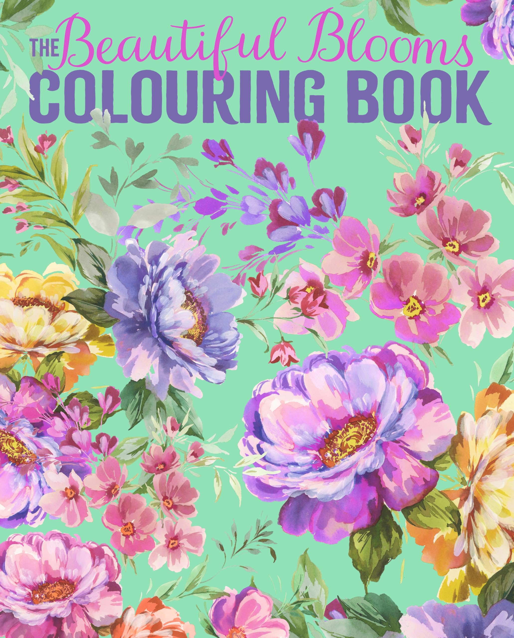 The Beautiful Blooms Colouring Book: Over 40 Floral Designs to Colour (Arcturus Creative Colouring)