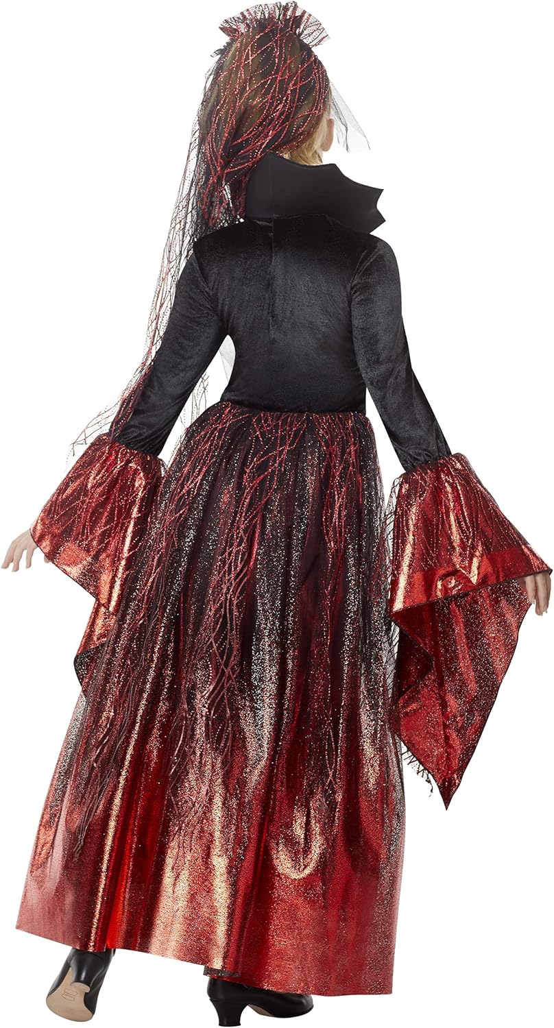 Spirit Halloween Kids Scarlet Enchantress Costume | Sorcerer Cosplay | Easy Halloween Costume | Witch Costume