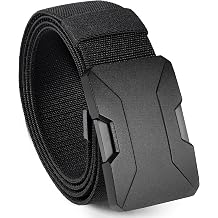 DEYACE 1.5" Quick Release Tactical Belt, Stretch Nylon Heavy Duty Work Belt