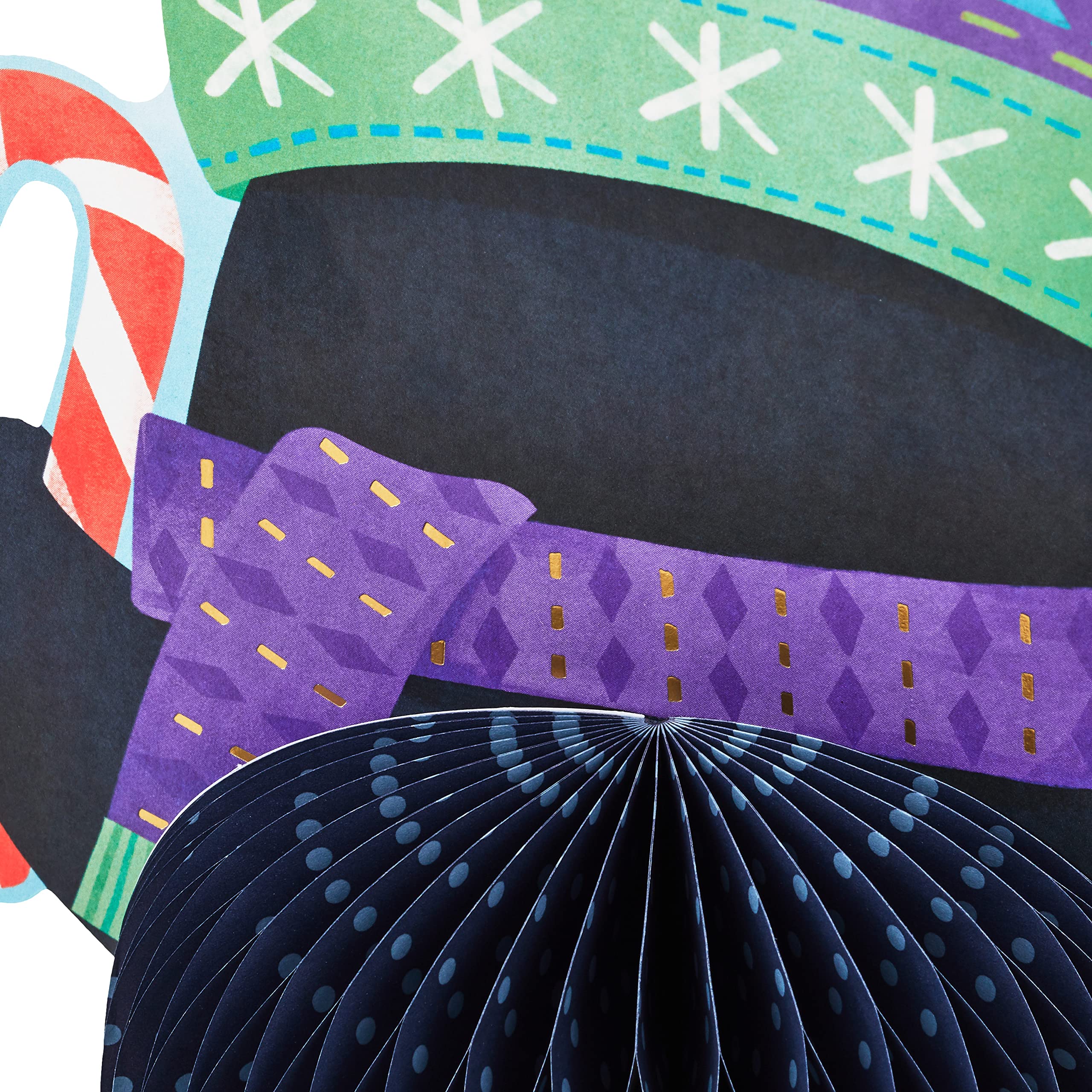 1 Lot De Cartes Pop-Up De Noël Carte De Père Noël Carte Cadeau De Noël