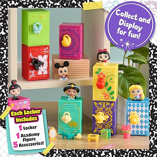 Miniatura 2 de DOORABLES Disney Academy Surprise Locker 3 Pack, juego de figuras coleccionables, los estilos pueden variar, obsequios navideños, regalos,