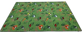 KIDCARPET.COM Buzzy Bugs Nylon Area Rug, 6' x 9', Multicolored