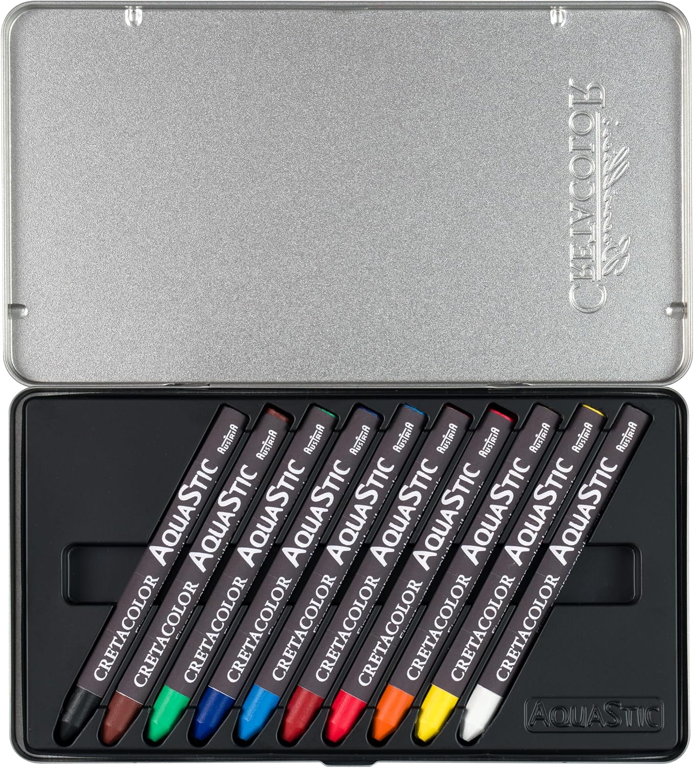 CRETACOLOR AquaStic Oil Pastel Set, 10-Color, Multi