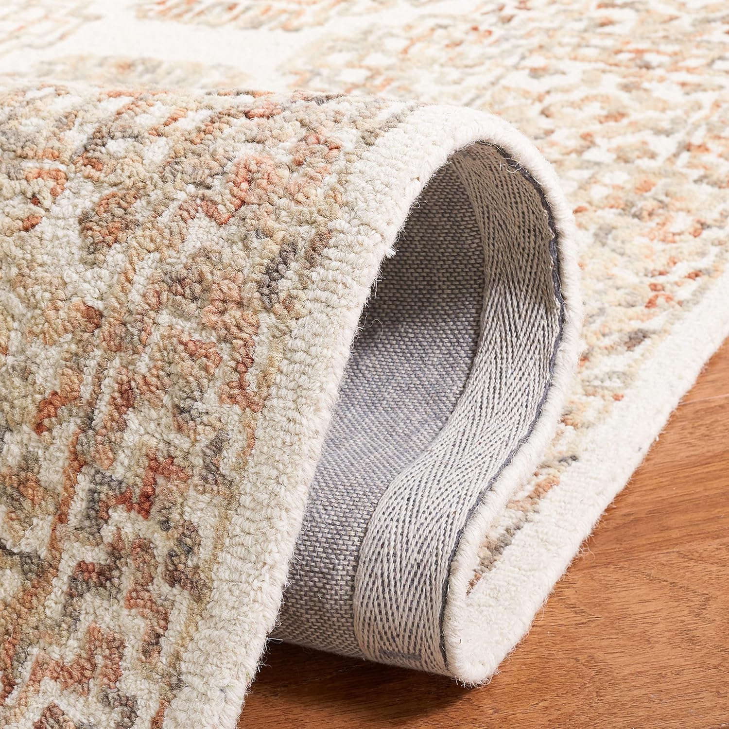 SAFAVIEH Aspen Collection Runner Rug - 2'3" x 9', Ivory & Sage, Handmade Tassel Wool, Ideal for High Traffic Areas in Living Room, Bedroom (APN132A)