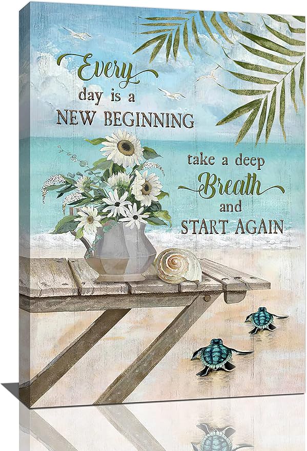 Beach Bathroom Wall Art Sea Turtle Bathroom Pictures Wall