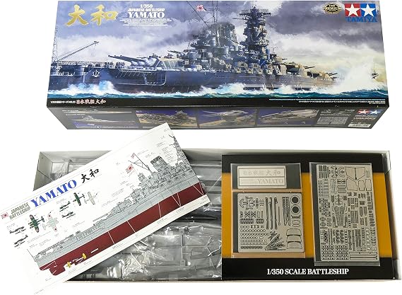 Tamiya Models Japanese Battleship Yamato Model Kit