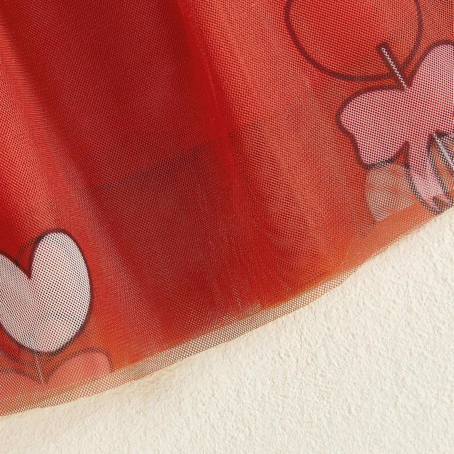 Toddler Baby Girl Valentines Outfit Letter Embroidery Long Sleeve Sweatshirt Tutu Skirt Set Baby Winter Clothes - Image 4