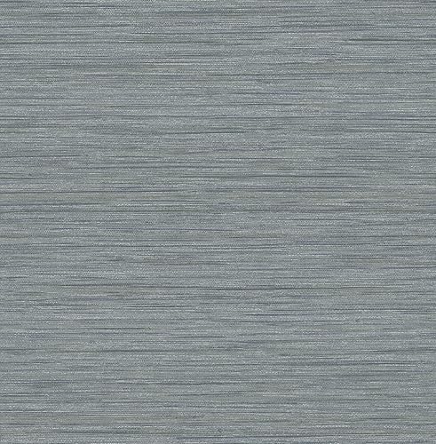 Scott Living 2964-25963 Barnaby Slate Faux Grasscloth Papel pintado