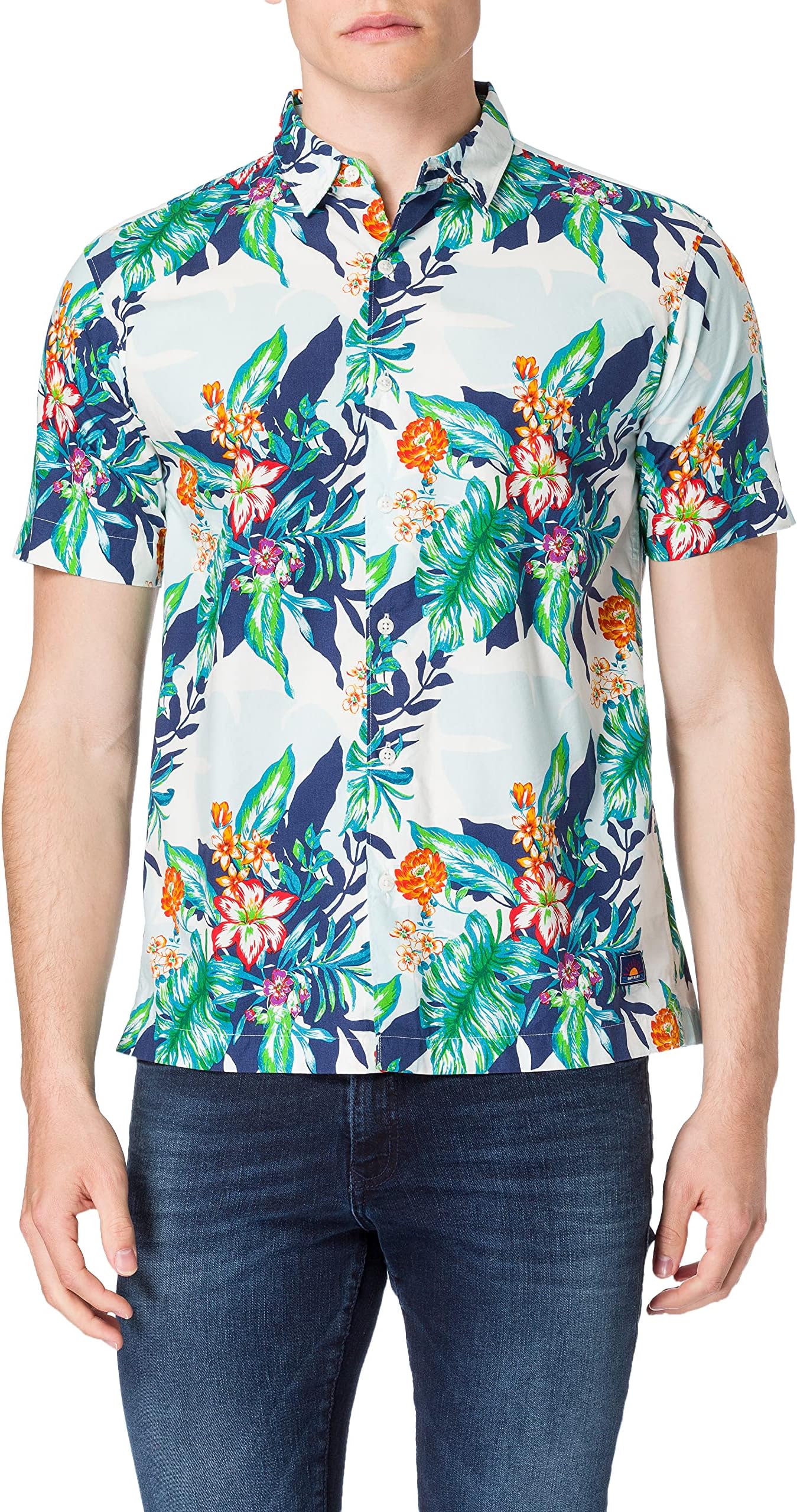 SUPERDRY Men's M4010353a Button Down Shirt