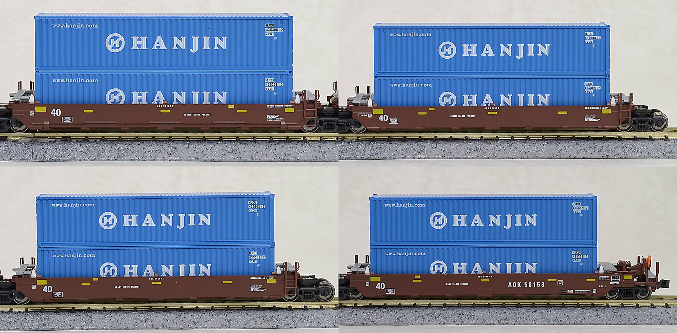 KATO USA 品 Kato USA Model Train Products Gunderson Maxi-I AOK #58153