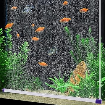 hygger Fish Tank Air Bubbler, Air Stones for Fish Tanks Quiet High Dissolved Oxygen Diffuser Aquarium Bubbles Air Stone with Air Tubing for Freshwater Saltwater 70cm