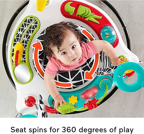 Miniatura 4 de Fisher-Price Juego de gorila y silla portátil para bebés con juguetes y música