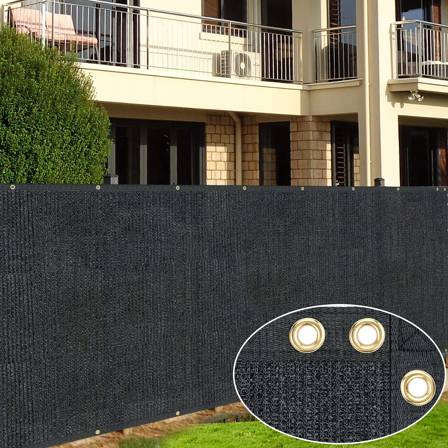 Buy iBorn Privacy Fence Screen Covering Shade Cloth 4 feet X 50 feet