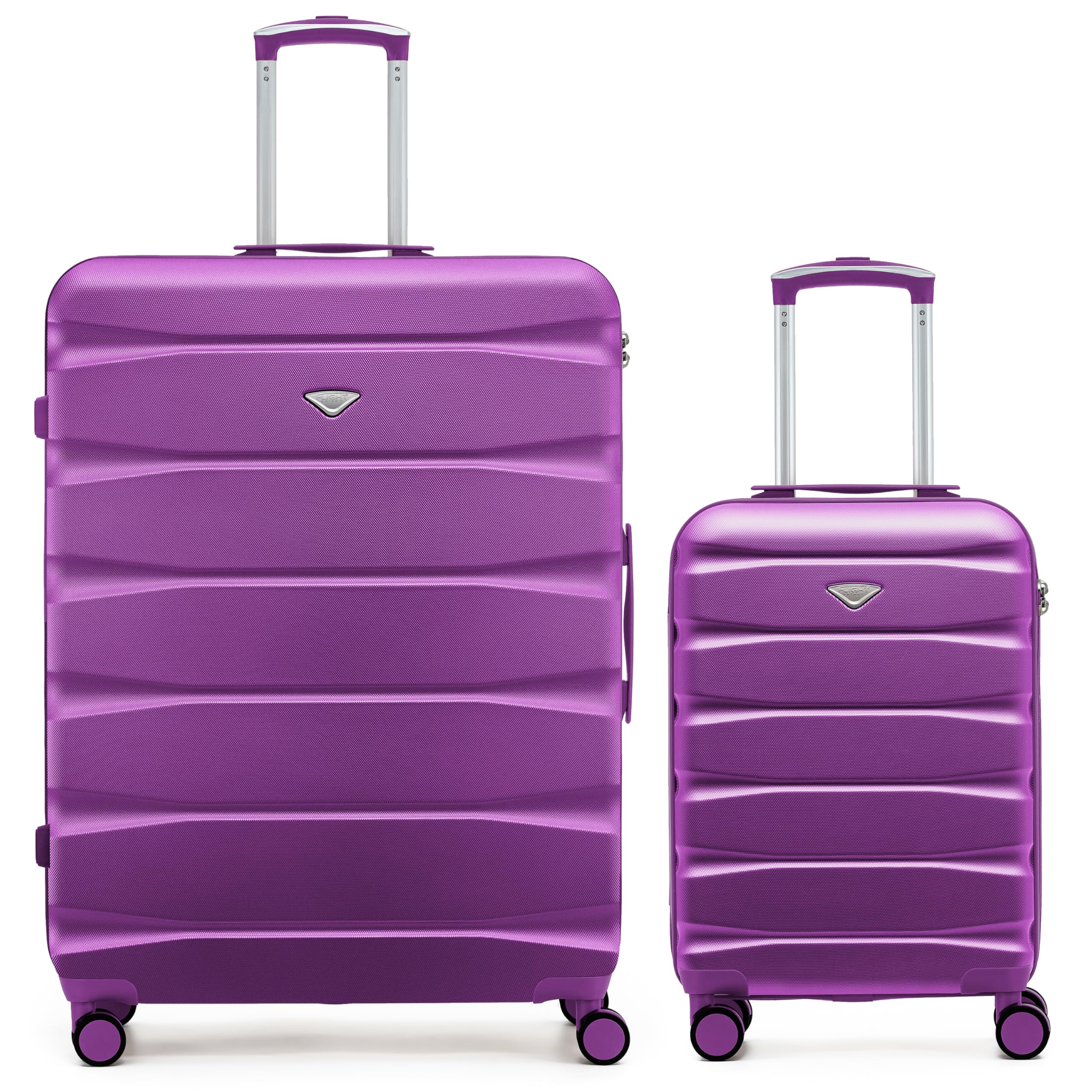 Flight Knight Underseat Cabin Suitcase 45x36x20cm | Free Hand Luggage for EasyJet & Wizz Air | Lightweight ABS Hard Shell with 8 Silent-Glide Spinner Wheels | Max Space Travel Bag — view 209