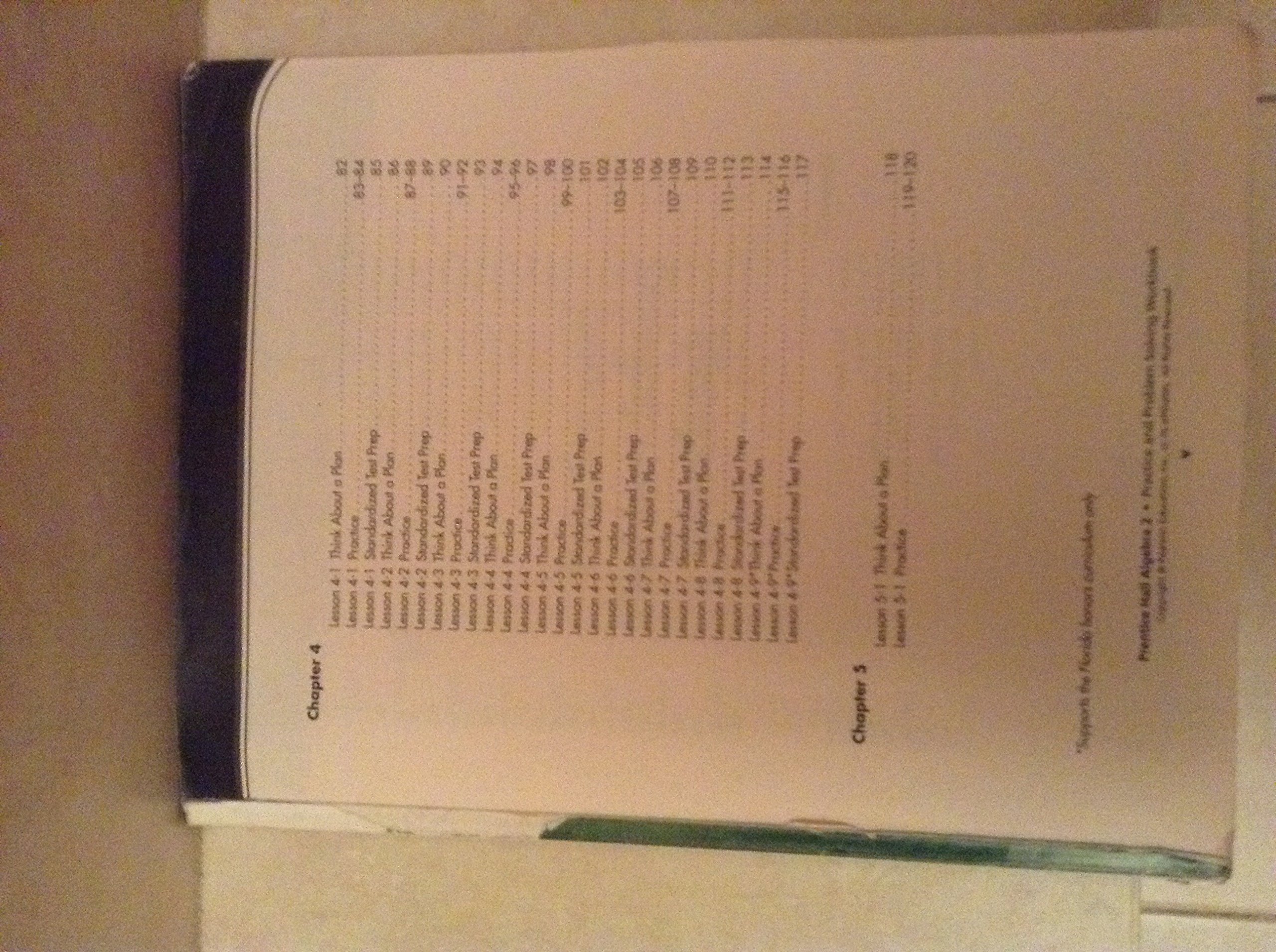 Stdt Workbook For Algebra 2 Honors All In One (FL) (P)