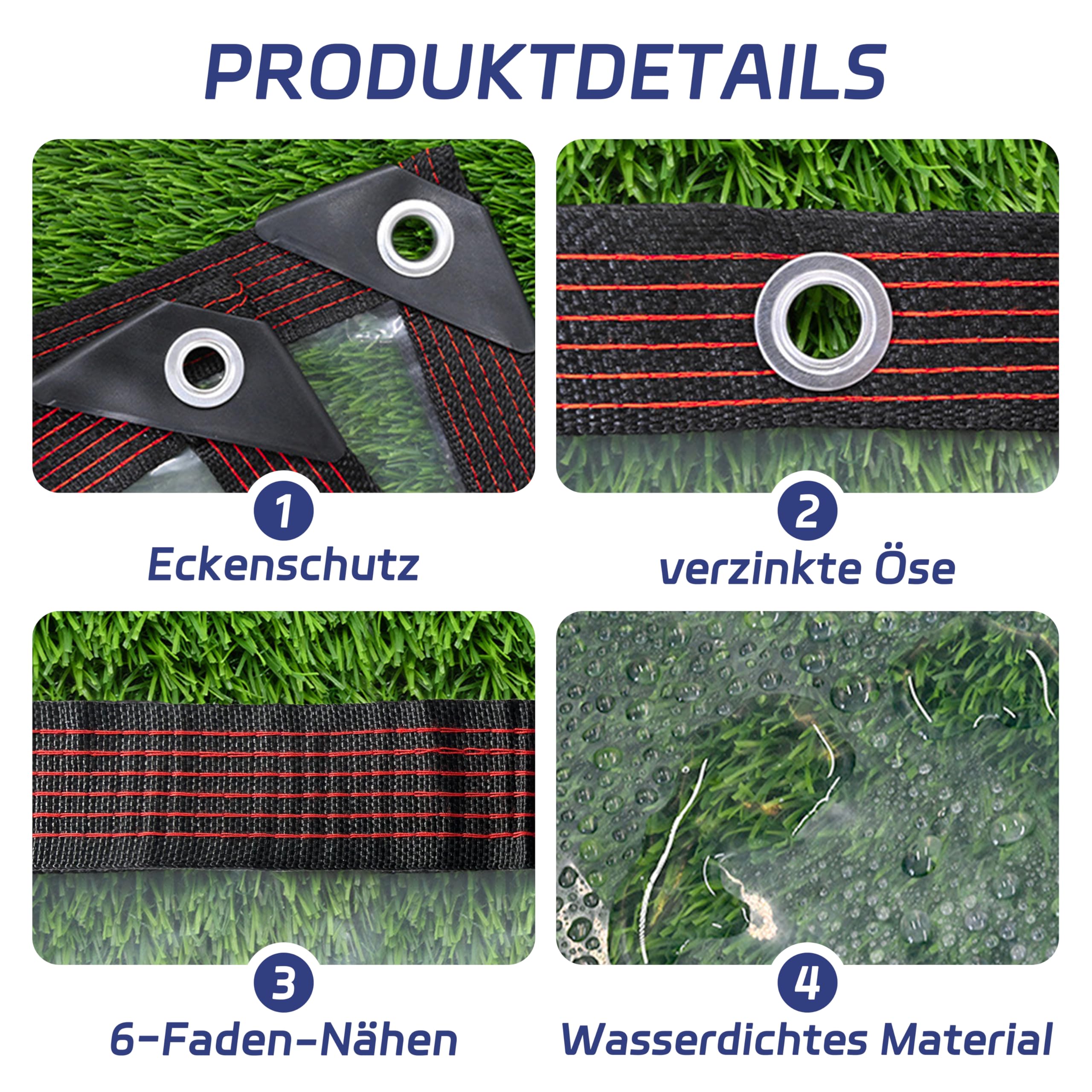 Abdeckplane, wasserdicht, strapazierfähig, transparent, wasserdicht, universal, staubdicht, regendicht, Anti-Aging-Isolierung, Blumenpflanzenabdeckung für Camping, Angeln, Garten, Pflanzenabdeckung, A