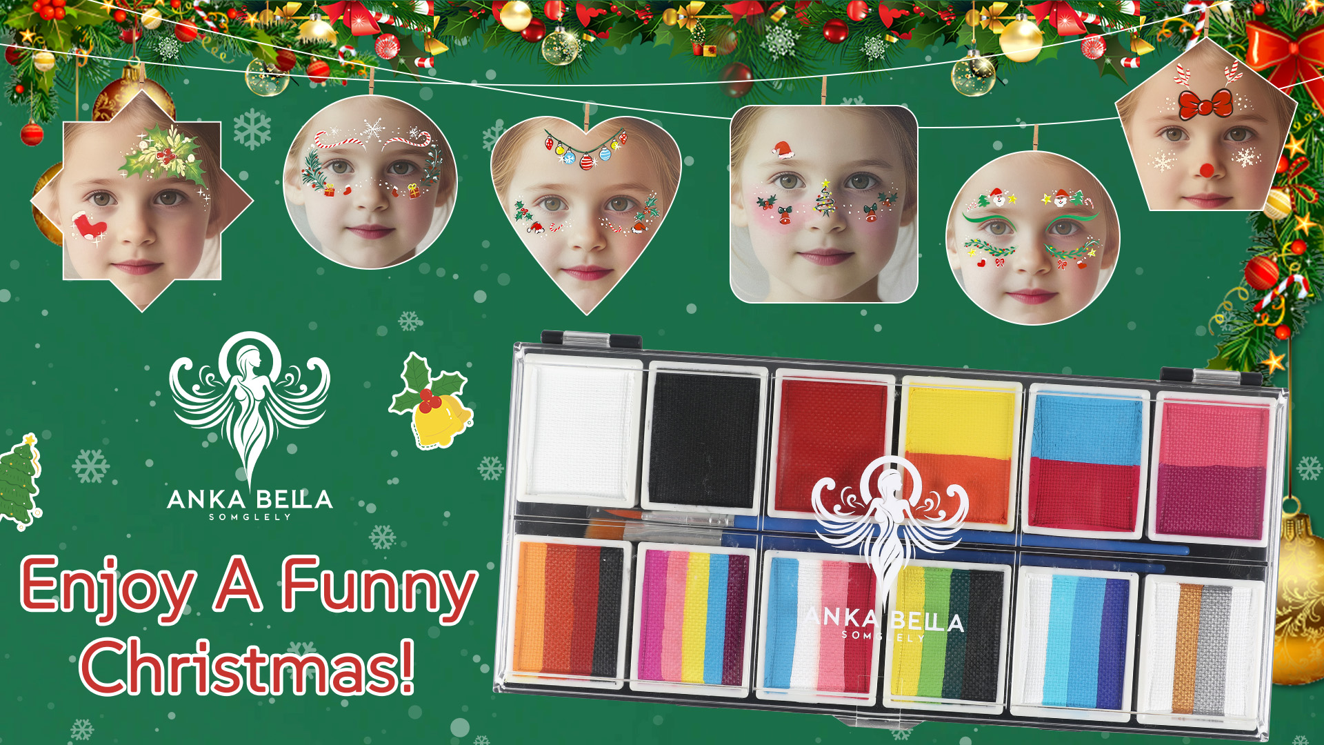 Amazon.com: Anka Bella Professional Face Painting Kit,12X10gm 