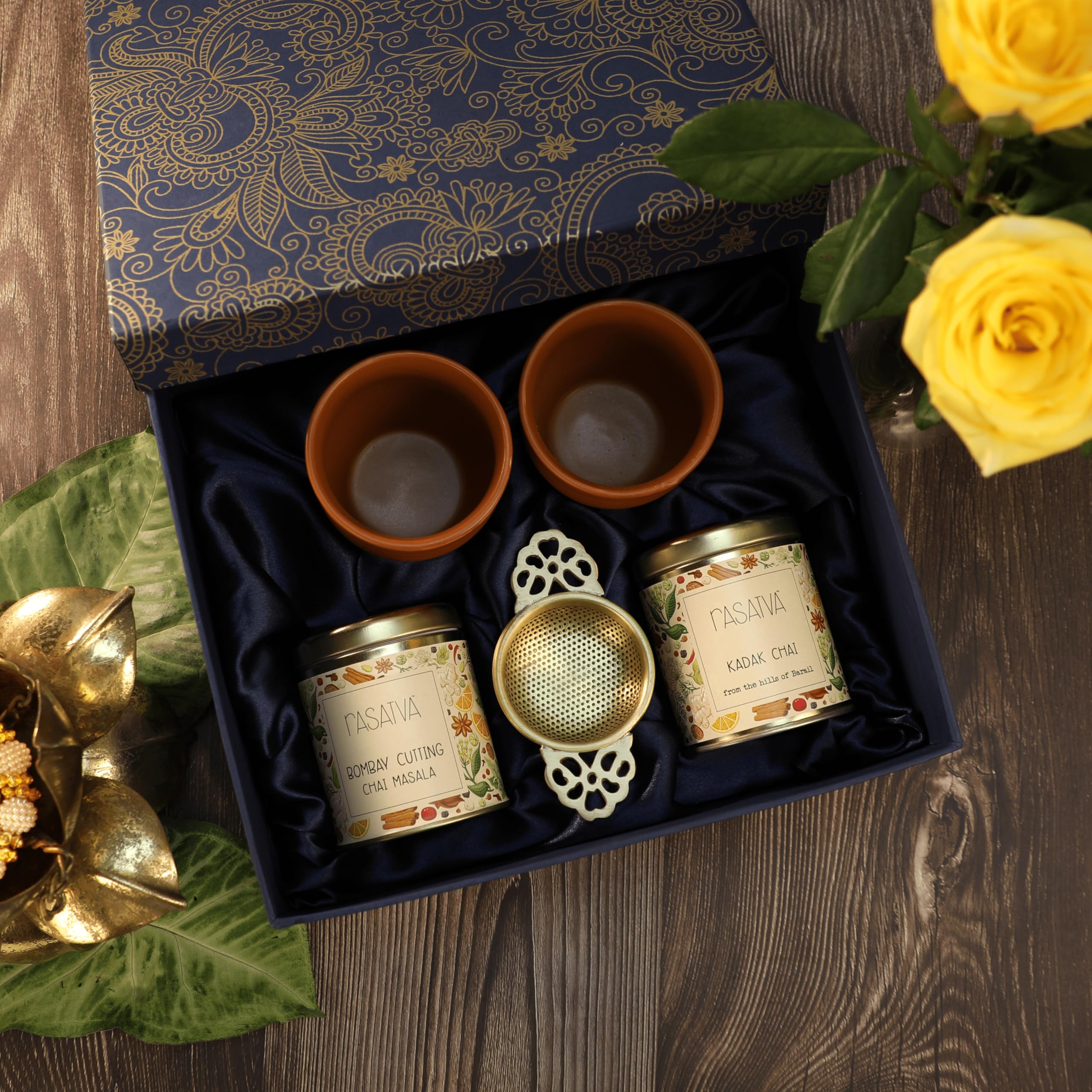 Rasatva Chai Box - Black Tea Supreme | Gourmet Black Tea Gift Hamper | Premium Corporate Gift for Employees | Luxurious Gift for Friends & Family on Anniversary or Festivals - Image 2 thumbnail
