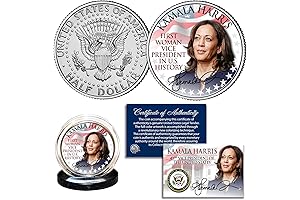 Kamala Harris 2021 1st Woman Vice President in History Half Dollar Coins
