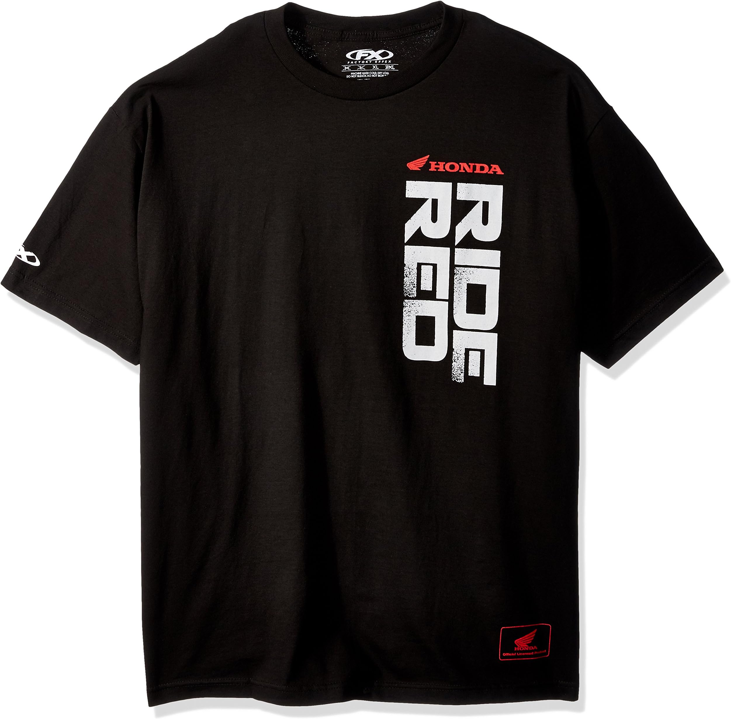 Honda 'Ride Red' Vert T-Shirt (Black, X-Large)