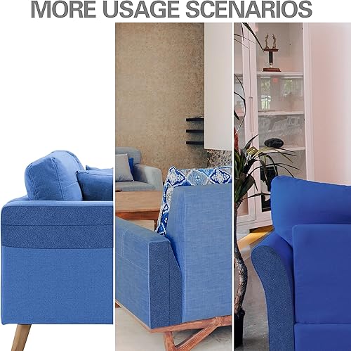 Vista 35 de Azobur Parche de reparación de sofá, parche de microfibra de gran tamaño, tela autoadhesiva, combinación súper rentable (marrón)