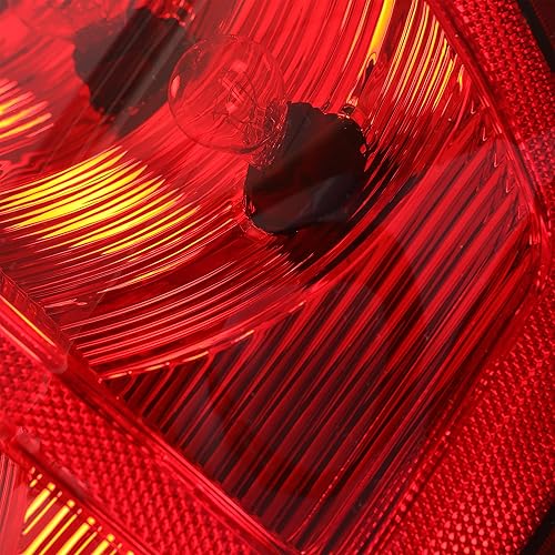 Miniatura 7 de KUAFU Luz trasera compatible con Dodge Ram 2002-2006 1500/2003-2006 Ram 2500 3500 Luz trasera de señal de freno con bombillas de repuesto para