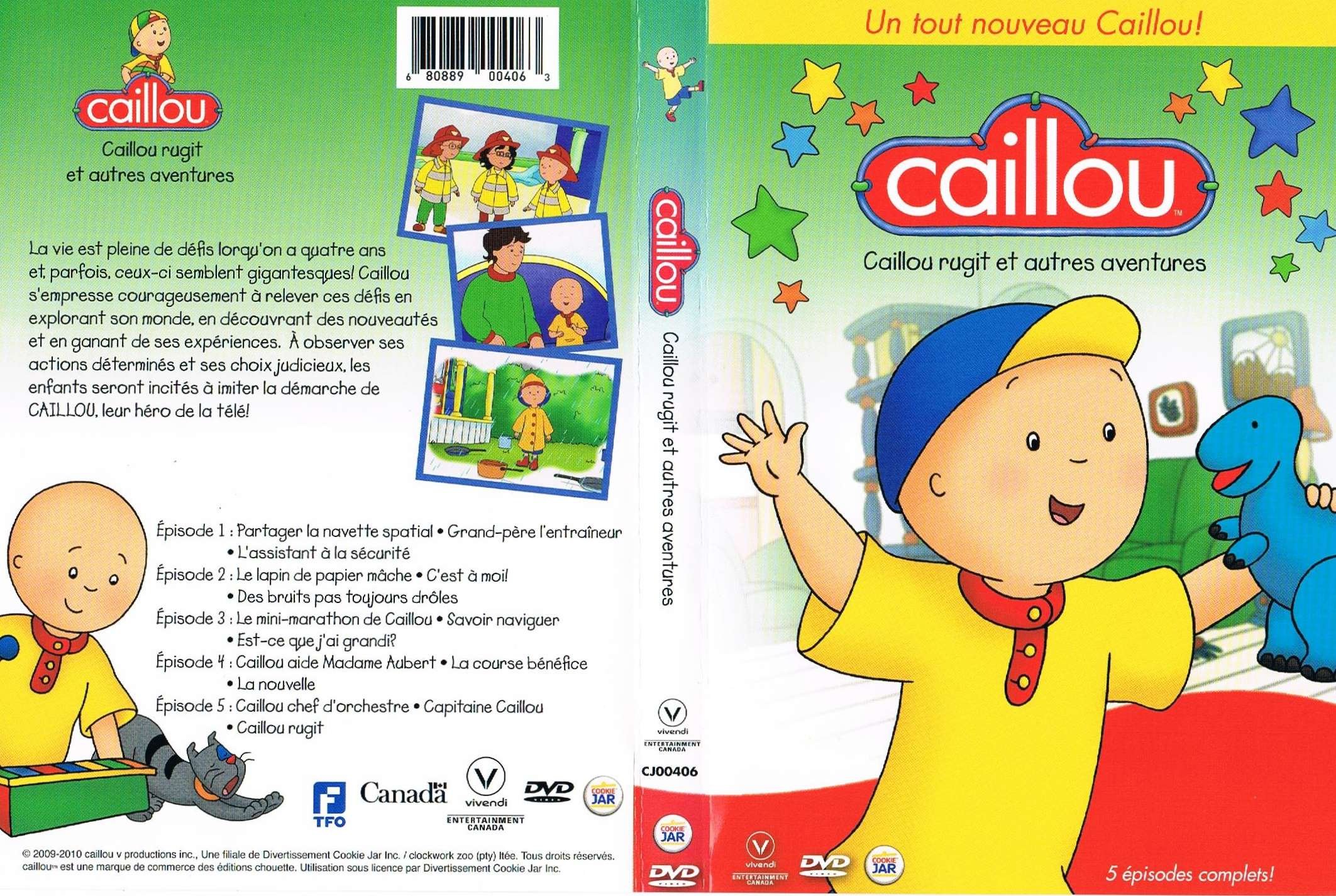 Caillou rugit et autres aventures [DVD]
