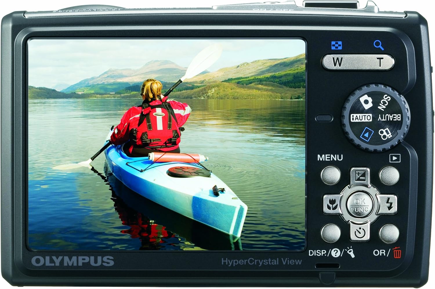 Olympus Stylus Tough-6000 10 MP Waterproof Digital Camera with 3.6x Wide Angle Optical Dual Image Stabilized Zoom and 2.7-Inch LCD (Blue) (Discontinued by Manufacturer)