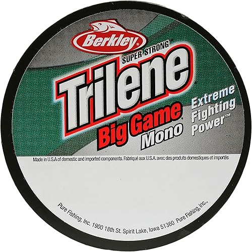 Miniatura 31 de Berkley Trilene Big Game - Sedal de pesca monofilamento Azul Acero,Naranja (Blaze Orange),Transparente,Marrón costero,Verde,Rosado coral,Solar