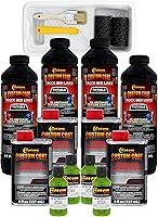 Vista 32 de Custom - Revestimiento protector de 1.5 galones (6 cuartos), para caja de camión,para rodillo, brocha o rociador con kit de aplicador de pincel