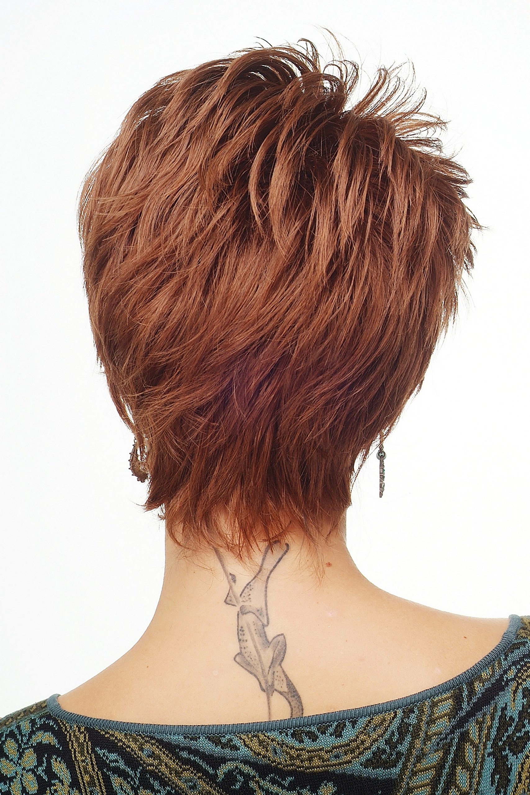 WIG ME UP - 81448-30 Lady Quality Wig short teased strands copper brown, copper blond, Length: approx. 25 cm - Image 4