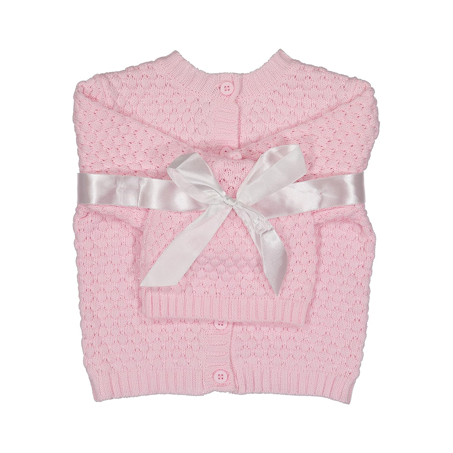 Baby Dove Newborn Popcorn Knit Cardigan & Beanie Gift Set-A Perfect Baby Sweater & Hat Outfit : Clothing, Shoes & Jewelry