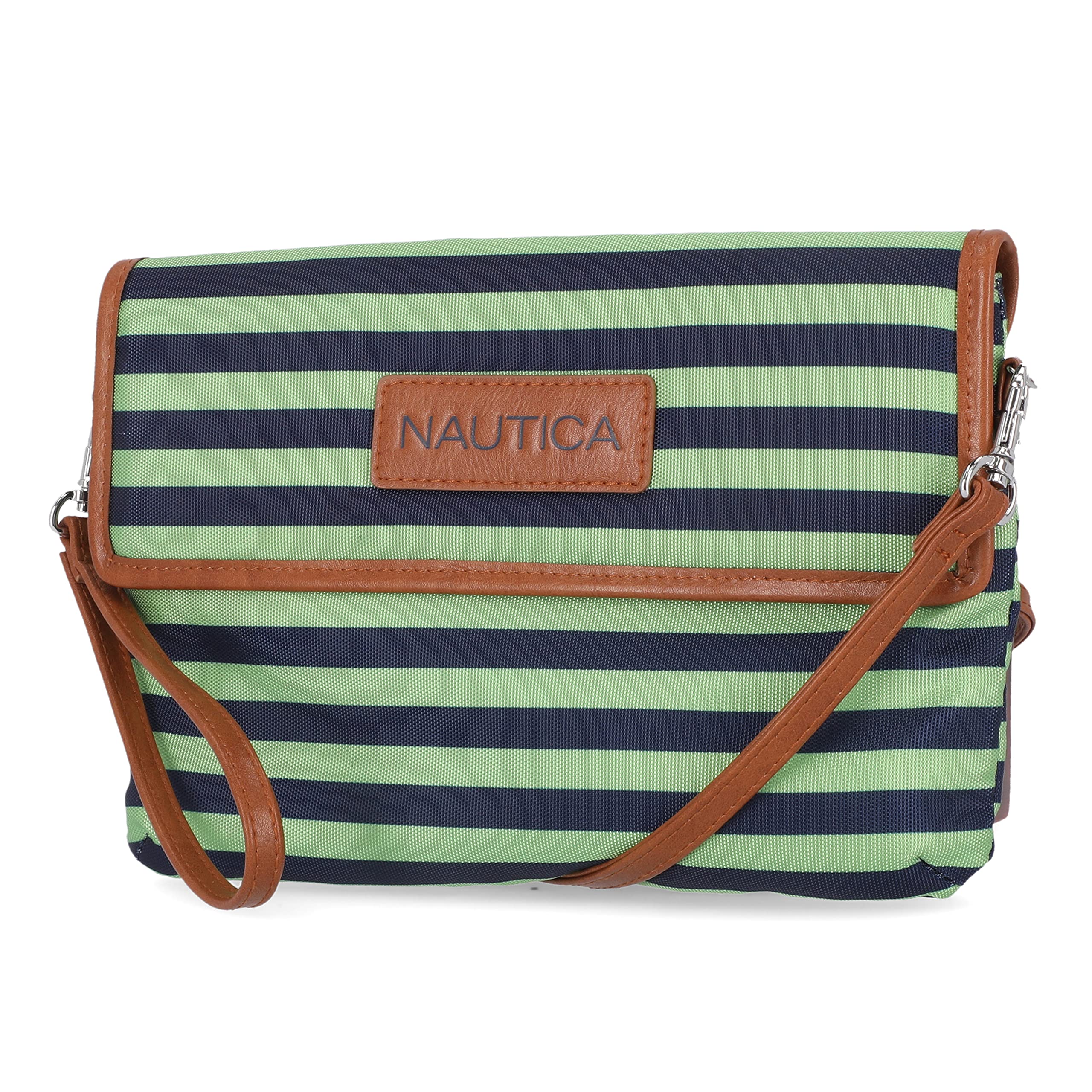 NAUTICA Perfect Carry-All RFID Blocking Mini Crossbody Wallet Wristlet Clutch For Women, Green (B09C6L4FJT) Amazon Price History, Amazon Price Tracker
