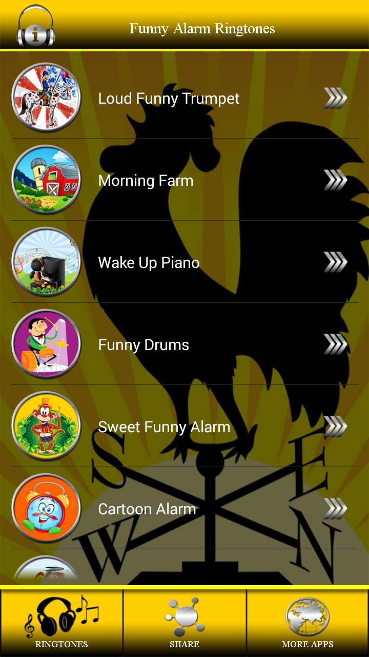 Funny Alarm Ringtones App on Amazon Appstore