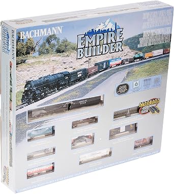 Bachmann Trains Empire Builder Ready to Run 68 Piece Electric Train N Scale