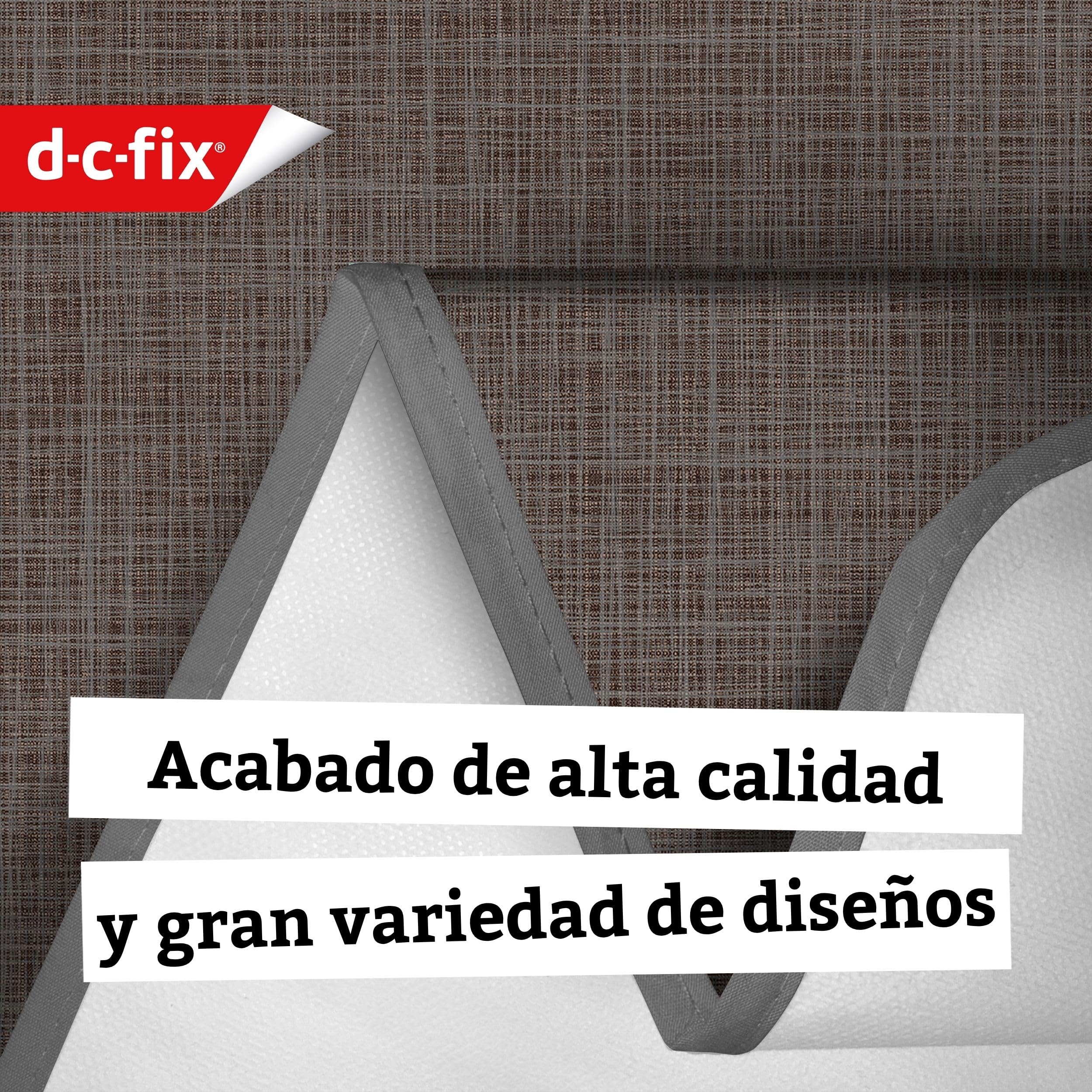 d-c-fix mantel de mesa rectangular de hule Sharon castaña 150 cm x 220 cm