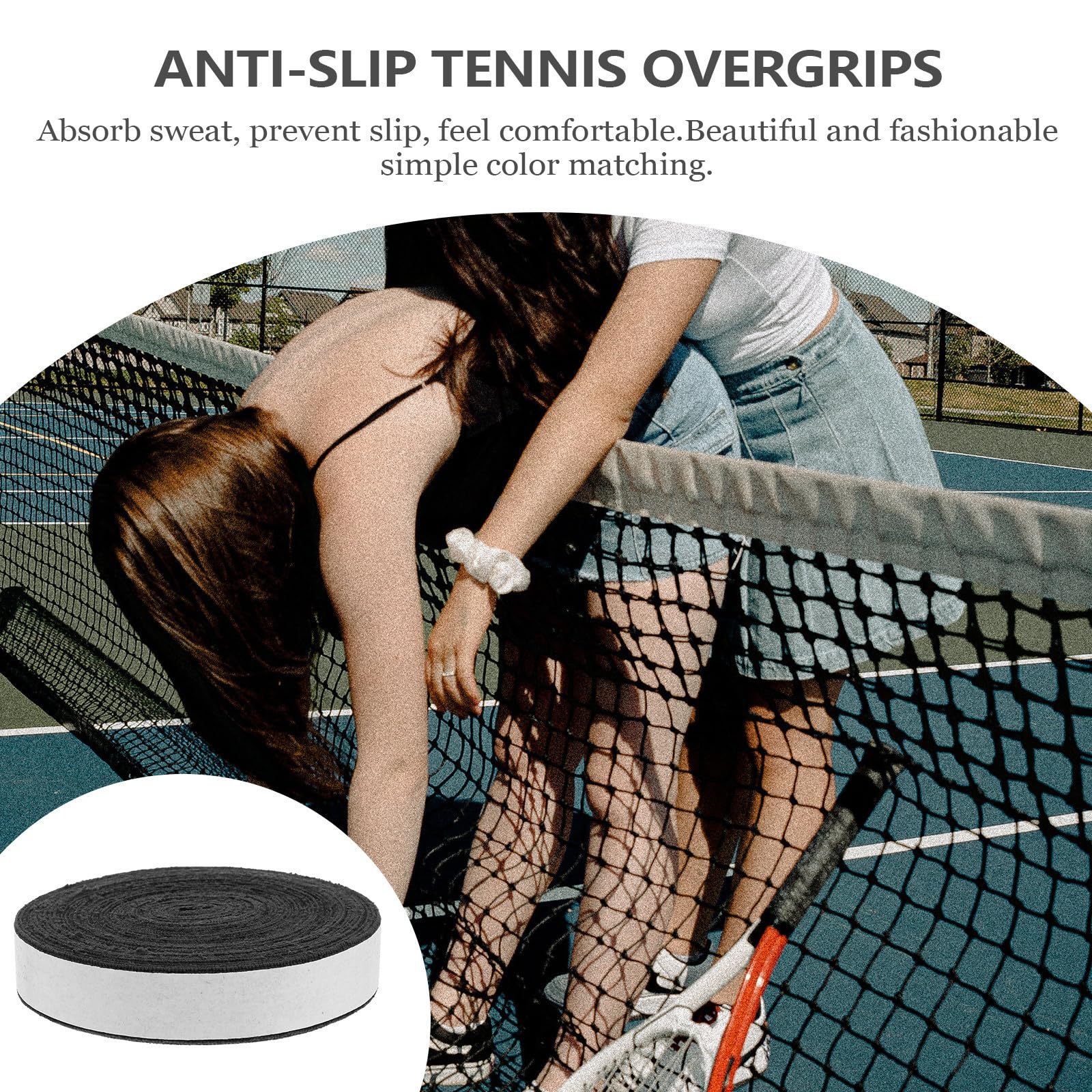 Sosoport 3 Rollen Schlägergurt Tennis-griffband Pickleball-griffband Angeln Overgrip Für Tennisschläger Tennis-schweißband Griptape Für Tennisschläger Polyester Handhaben Schweiß Aufnehmen