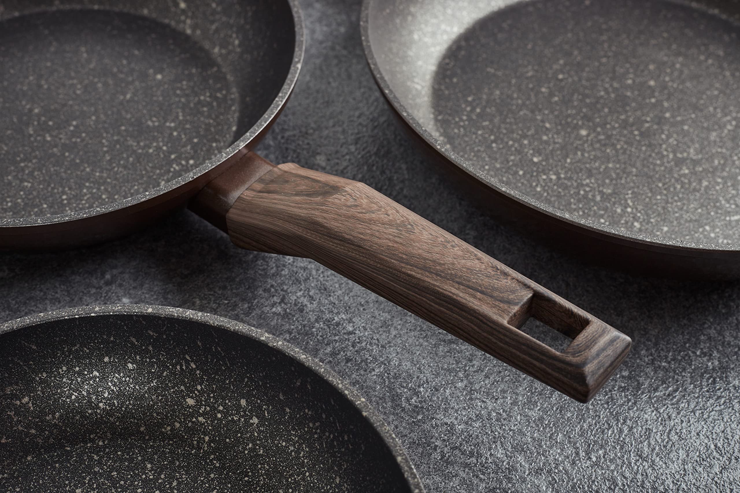 San Ignacio Padella 32x7cm In Alluminio Pressofuso Con Rivestimento Antiaderente Induzione Linea - Foto 2