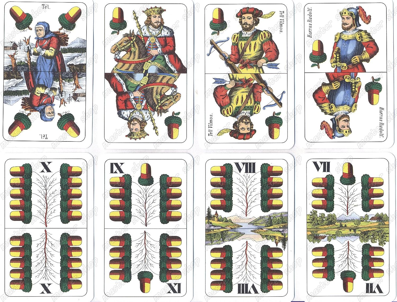 Piatnik Hungarian Cards (Blue)