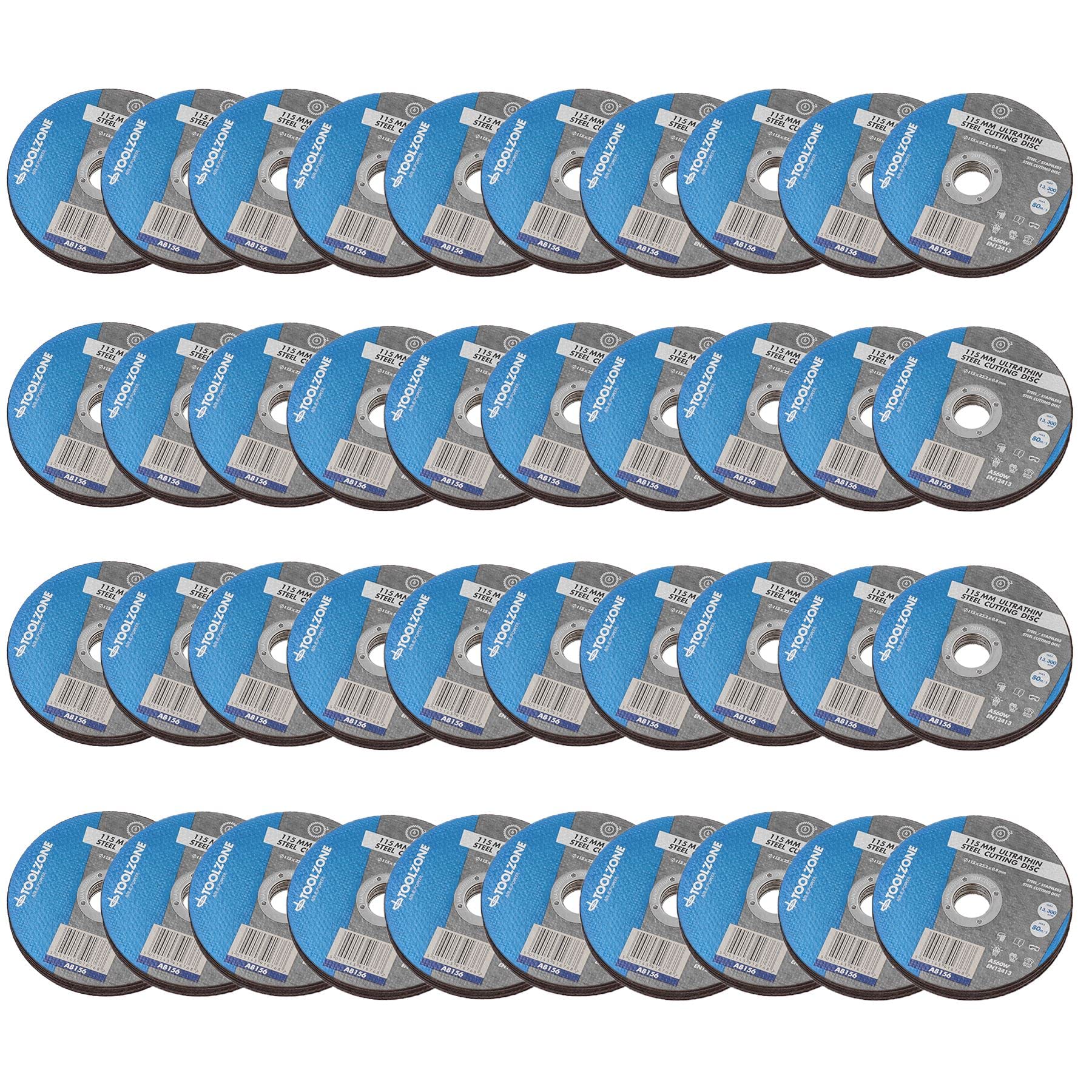 Ultracienkie tarcze tnące ze stali metalowej 115 mm x 1 mm do szlifierek kątowych 4-1/2" 400 szt.