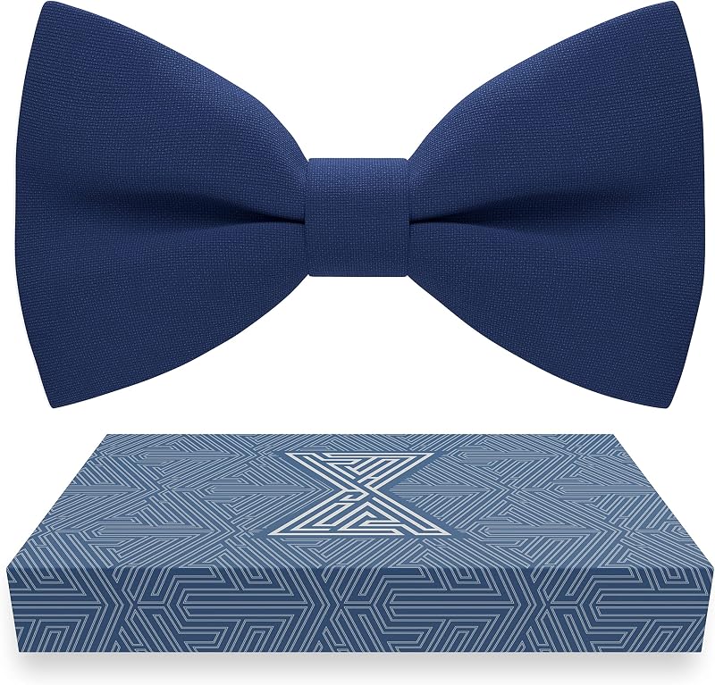 Mens Bowties Pre-tied Shape Clip on Bowtie Solid Men Formal Wear for kids, baby boys, toddler any age bow ties