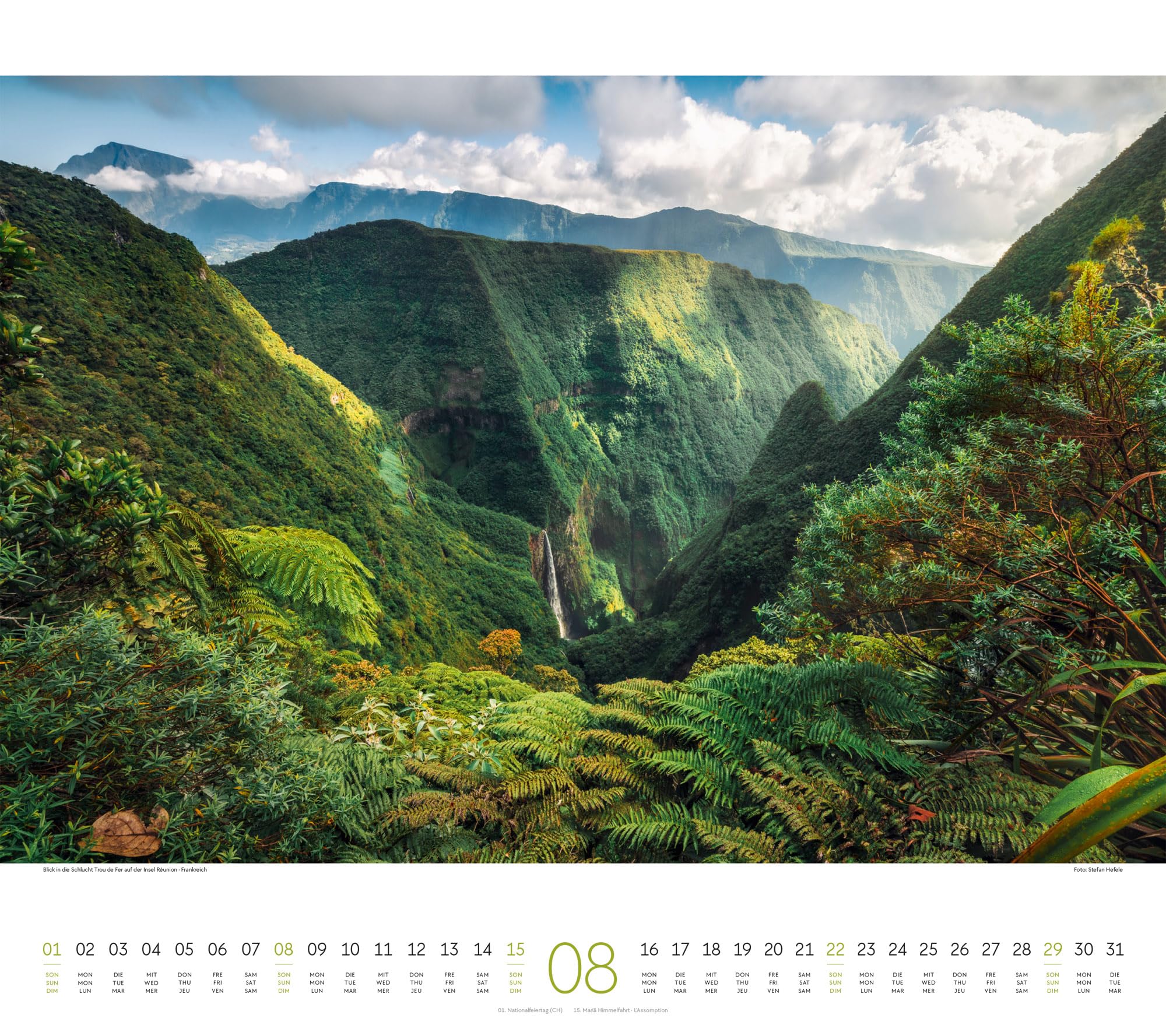 Phantastische Landschaften Kalender 2027 | Bildgewaltiger Natur-Kalender im großen Querformat (54x48 cm) | Beeindruckende Landschaften aus aller Welt