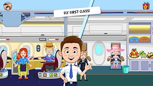 My Town : Airport. Free Airplane Games for kids
